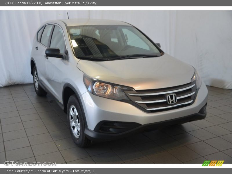 Alabaster Silver Metallic / Gray 2014 Honda CR-V LX