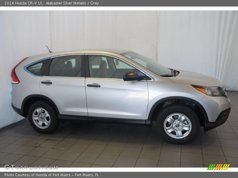Alabaster Silver Metallic / Gray 2014 Honda CR-V LX