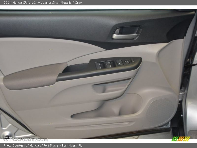 Alabaster Silver Metallic / Gray 2014 Honda CR-V LX