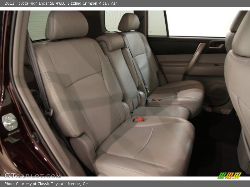 Sizzling Crimson Mica / Ash 2012 Toyota Highlander SE 4WD