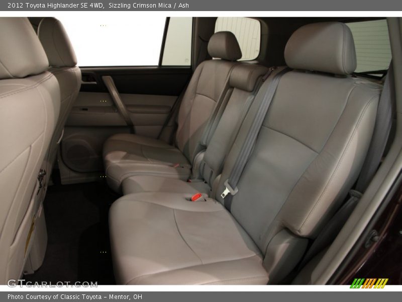 Sizzling Crimson Mica / Ash 2012 Toyota Highlander SE 4WD