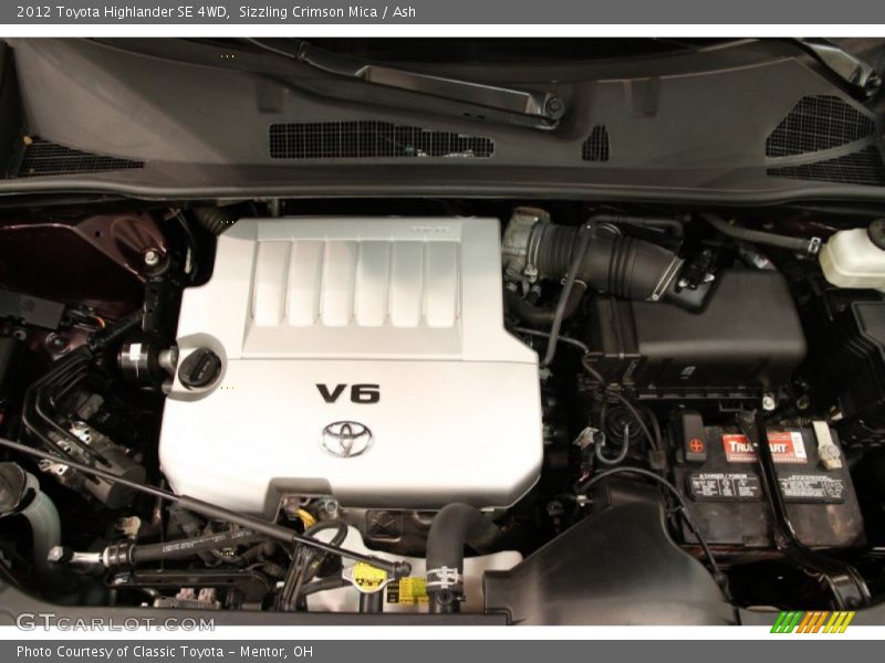Sizzling Crimson Mica / Ash 2012 Toyota Highlander SE 4WD