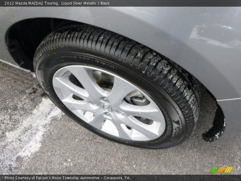 Liquid Silver Metallic / Black 2012 Mazda MAZDA2 Touring