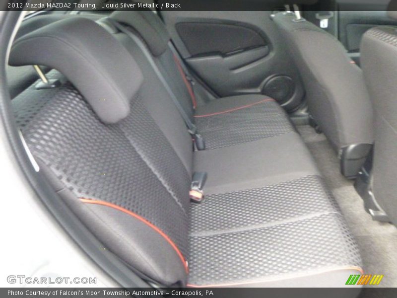 Liquid Silver Metallic / Black 2012 Mazda MAZDA2 Touring