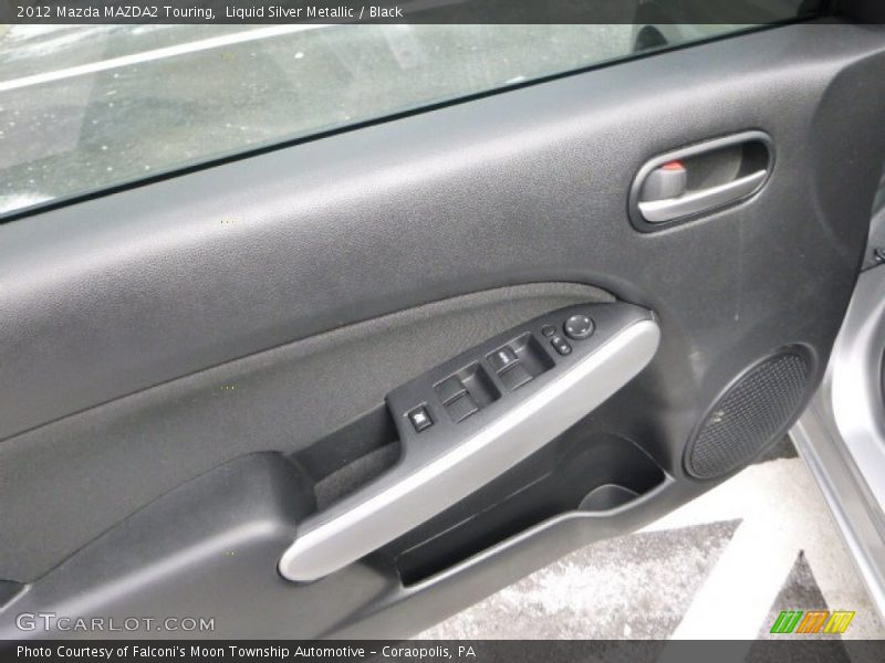 Liquid Silver Metallic / Black 2012 Mazda MAZDA2 Touring