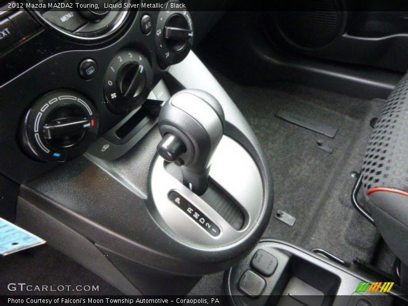 Liquid Silver Metallic / Black 2012 Mazda MAZDA2 Touring