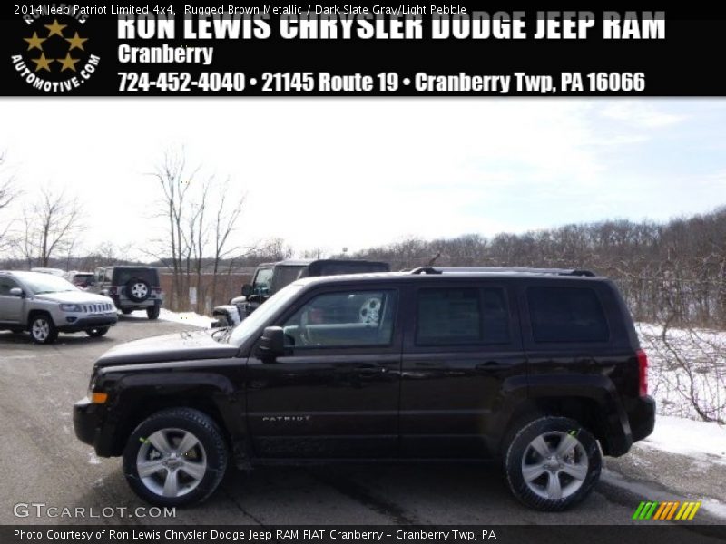 Rugged Brown Metallic / Dark Slate Gray/Light Pebble 2014 Jeep Patriot Limited 4x4