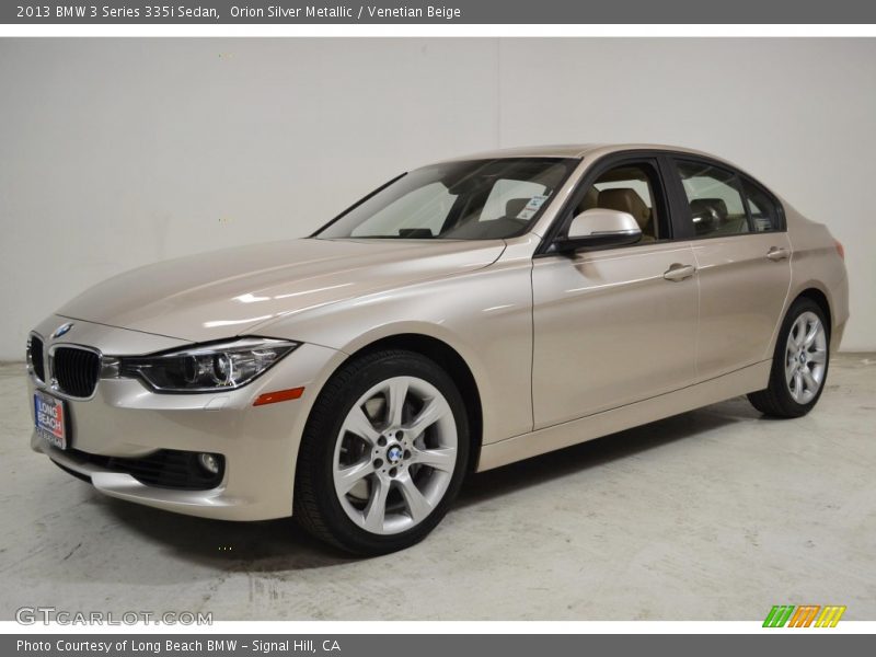 Orion Silver Metallic / Venetian Beige 2013 BMW 3 Series 335i Sedan