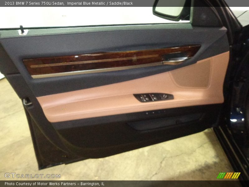 Imperial Blue Metallic / Saddle/Black 2013 BMW 7 Series 750Li Sedan