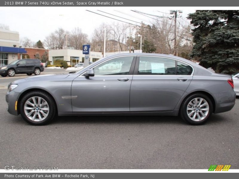 Space Gray Metallic / Black 2013 BMW 7 Series 740Li xDrive Sedan