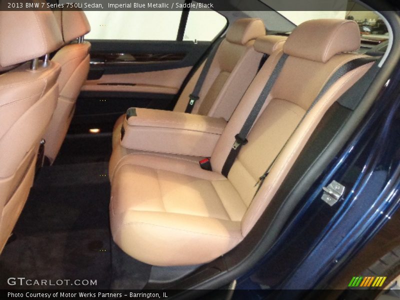 Imperial Blue Metallic / Saddle/Black 2013 BMW 7 Series 750Li Sedan