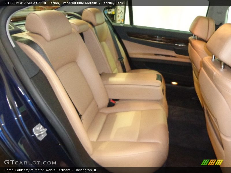 Rear Seat of 2013 7 Series 750Li Sedan