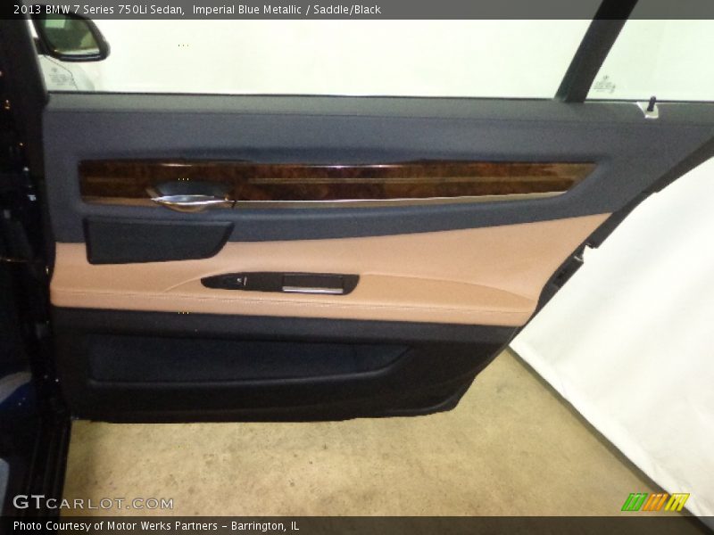 Imperial Blue Metallic / Saddle/Black 2013 BMW 7 Series 750Li Sedan