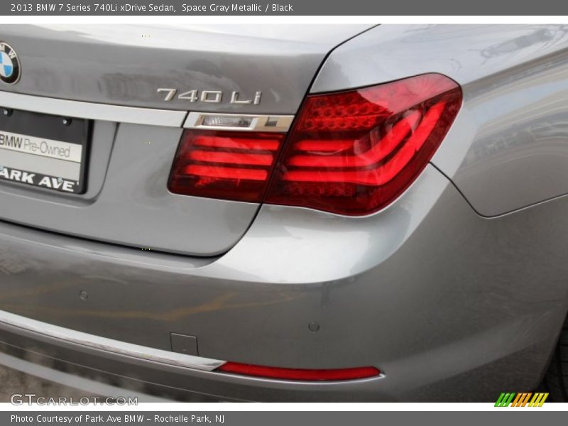 Space Gray Metallic / Black 2013 BMW 7 Series 740Li xDrive Sedan
