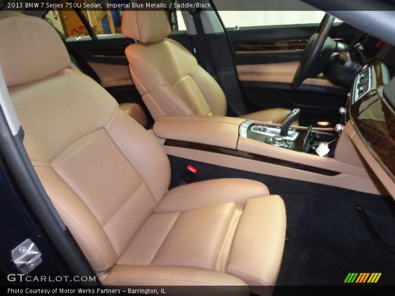 Imperial Blue Metallic / Saddle/Black 2013 BMW 7 Series 750Li Sedan