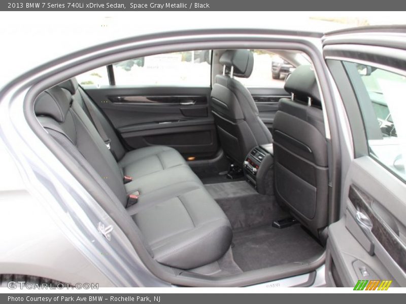 Rear Seat of 2013 7 Series 740Li xDrive Sedan