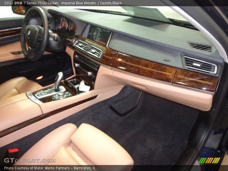 Imperial Blue Metallic / Saddle/Black 2013 BMW 7 Series 750Li Sedan