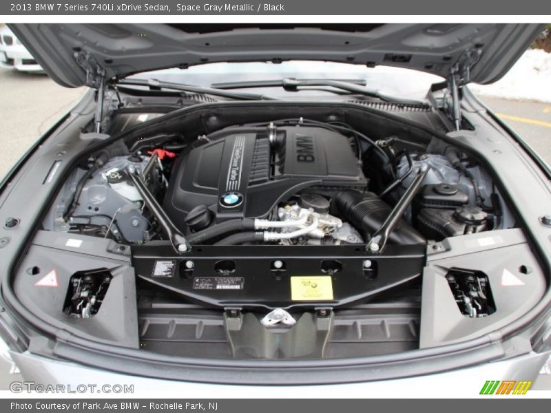 Space Gray Metallic / Black 2013 BMW 7 Series 740Li xDrive Sedan