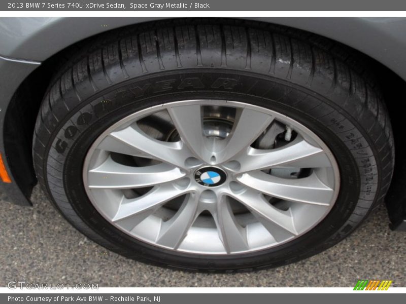 Space Gray Metallic / Black 2013 BMW 7 Series 740Li xDrive Sedan