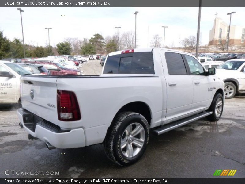 Bright White / Black 2014 Ram 1500 Sport Crew Cab 4x4