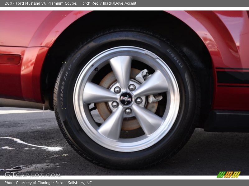 Torch Red / Black/Dove Accent 2007 Ford Mustang V6 Premium Coupe