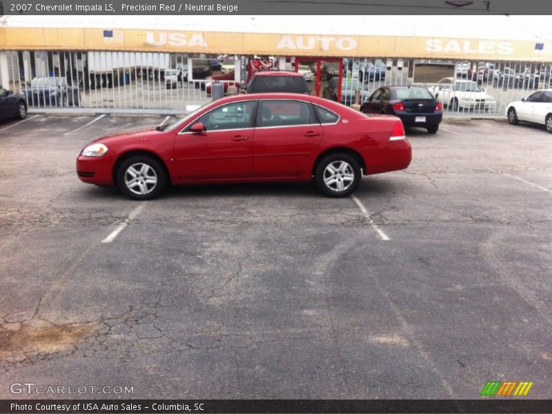 Precision Red / Neutral Beige 2007 Chevrolet Impala LS
