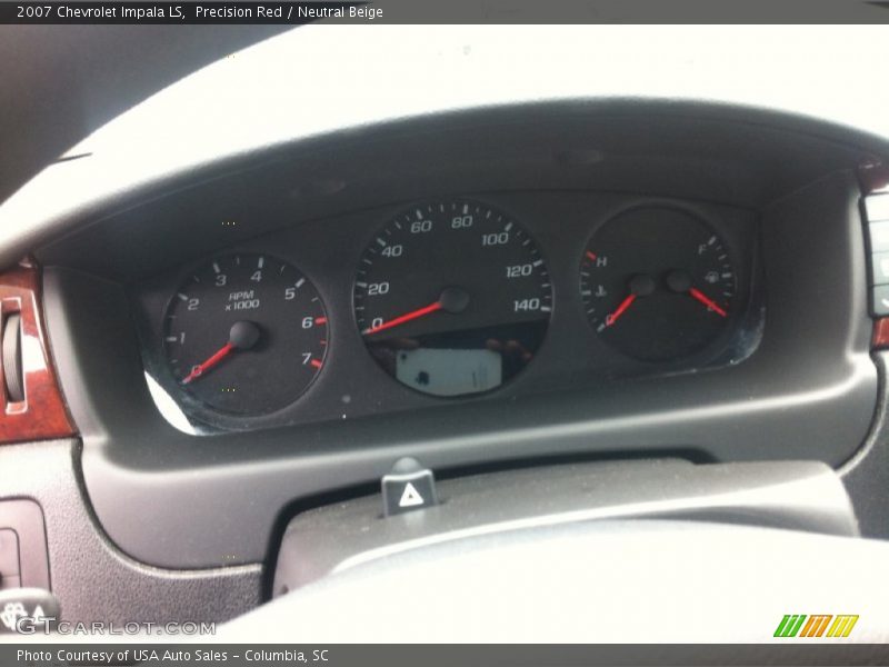 Precision Red / Neutral Beige 2007 Chevrolet Impala LS