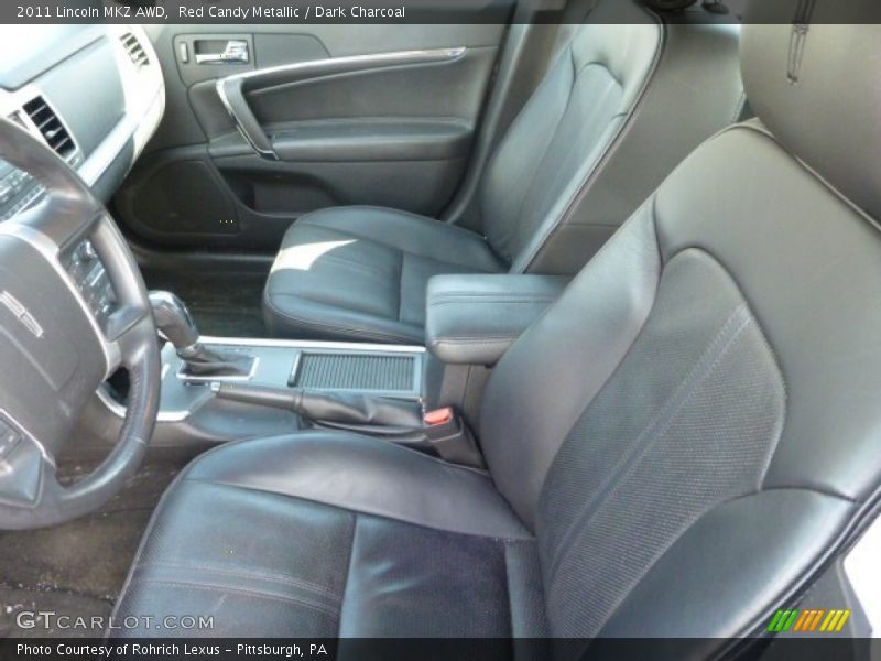 Red Candy Metallic / Dark Charcoal 2011 Lincoln MKZ AWD