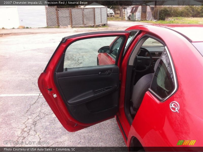 Precision Red / Neutral Beige 2007 Chevrolet Impala LS