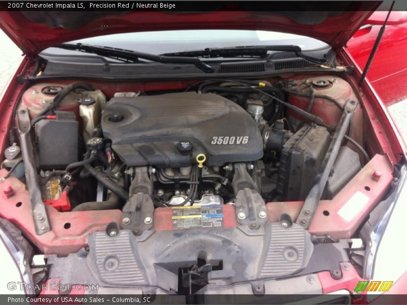 Precision Red / Neutral Beige 2007 Chevrolet Impala LS
