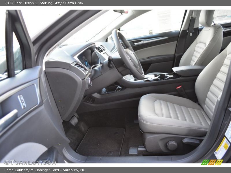 Sterling Gray / Earth Gray 2014 Ford Fusion S