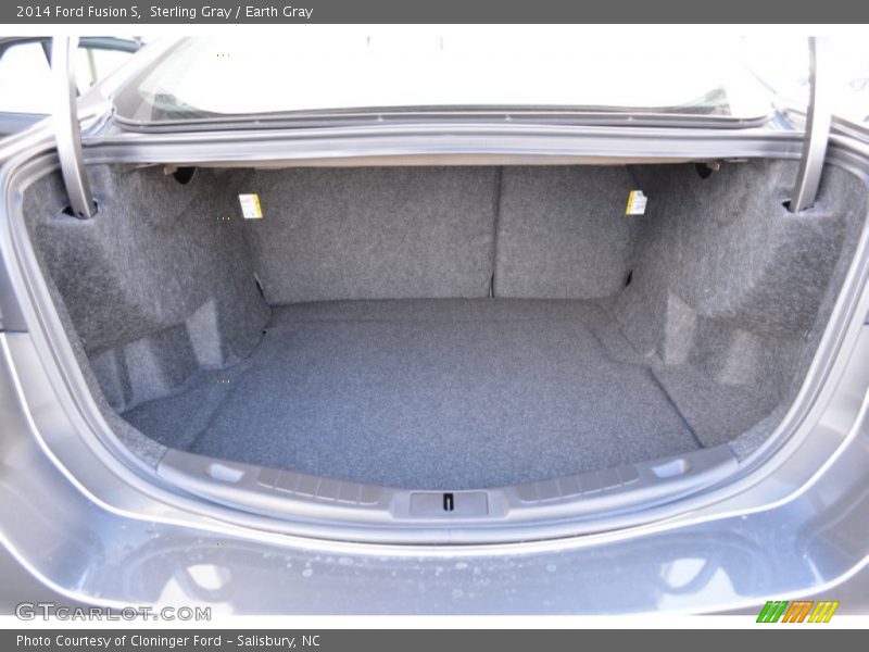 Sterling Gray / Earth Gray 2014 Ford Fusion S
