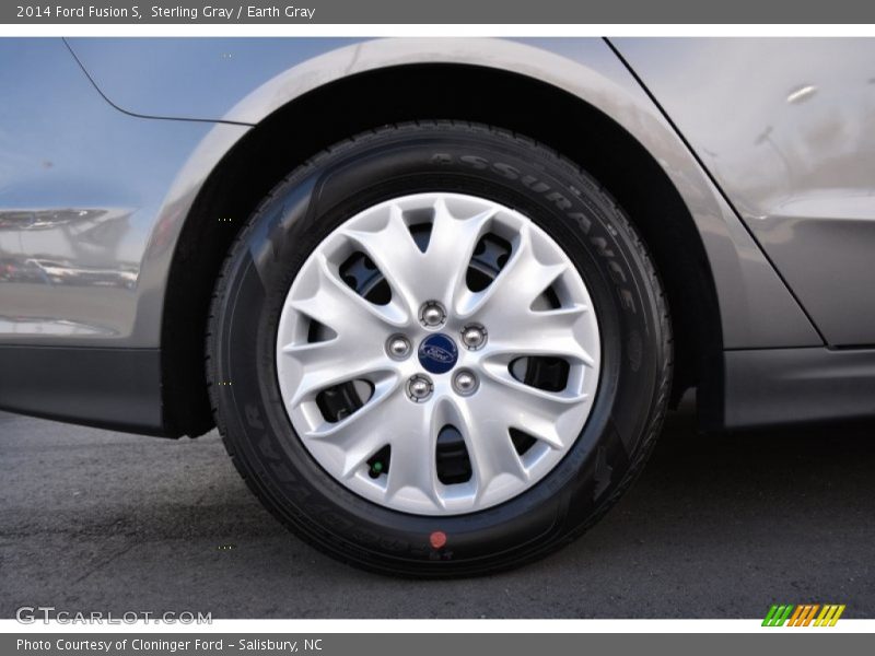 Sterling Gray / Earth Gray 2014 Ford Fusion S