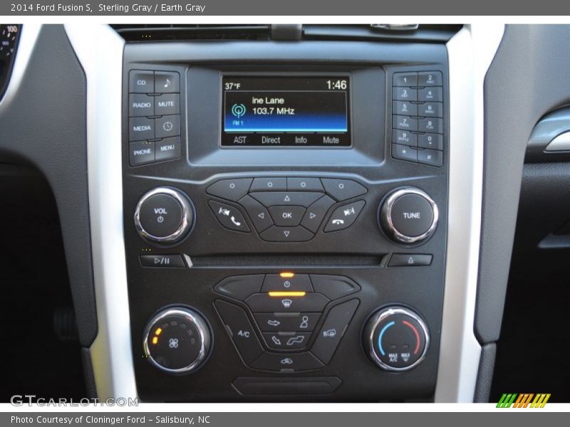 Sterling Gray / Earth Gray 2014 Ford Fusion S