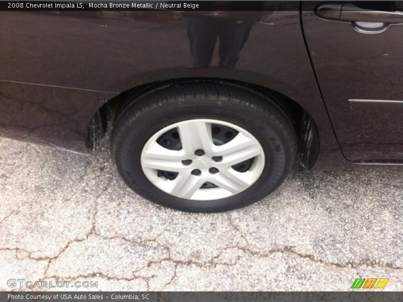 Mocha Bronze Metallic / Neutral Beige 2008 Chevrolet Impala LS