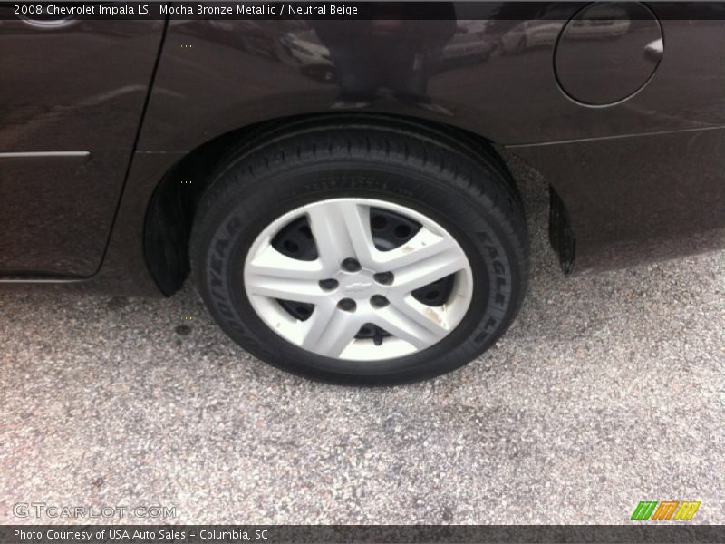 Mocha Bronze Metallic / Neutral Beige 2008 Chevrolet Impala LS