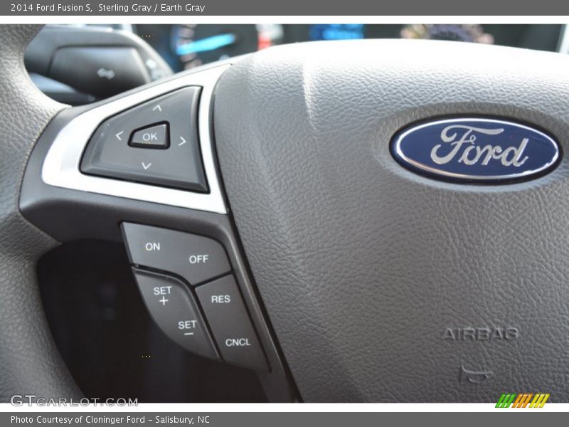 Sterling Gray / Earth Gray 2014 Ford Fusion S