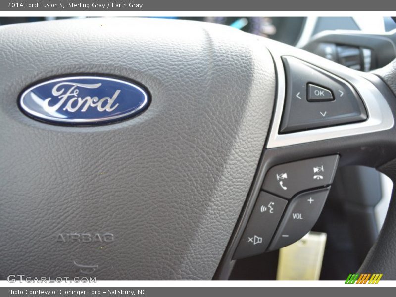 Sterling Gray / Earth Gray 2014 Ford Fusion S