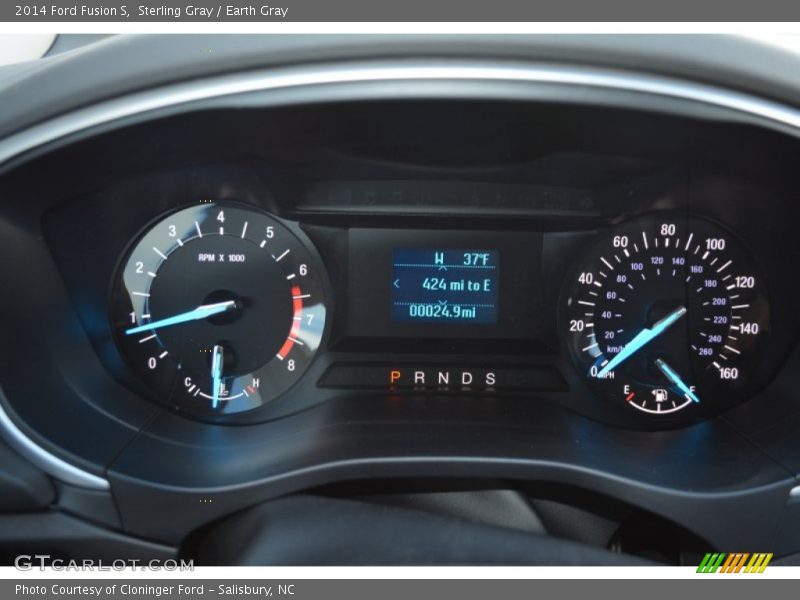 Sterling Gray / Earth Gray 2014 Ford Fusion S