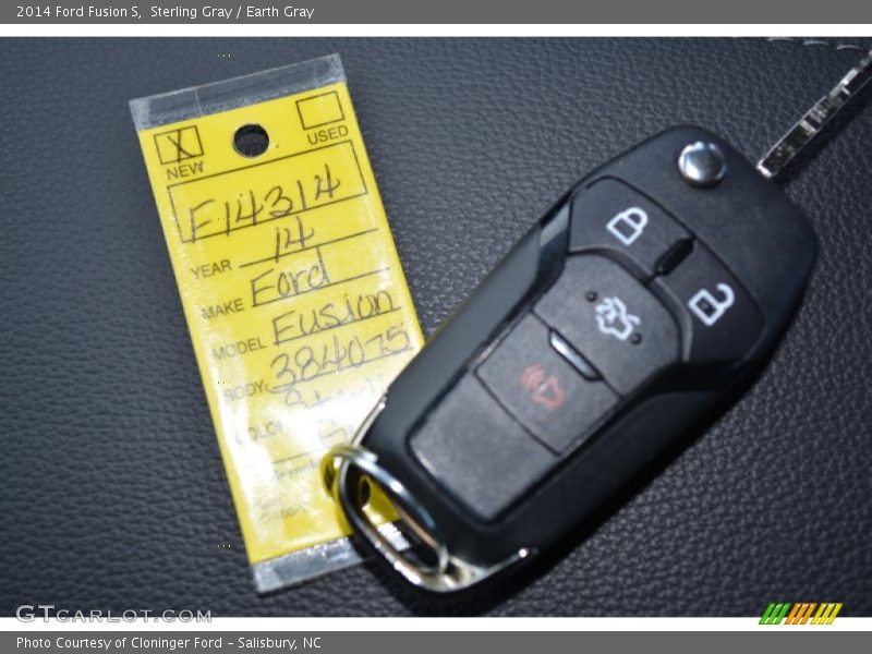 Sterling Gray / Earth Gray 2014 Ford Fusion S