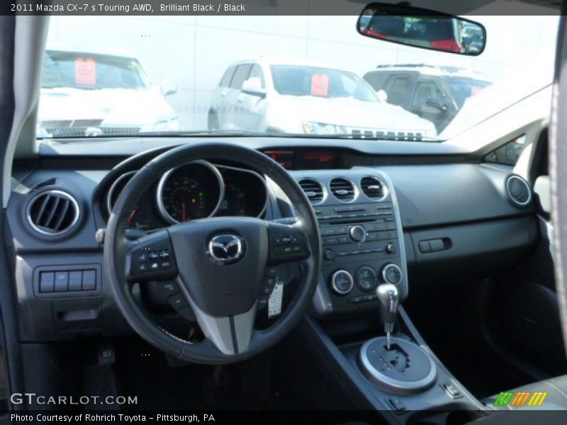 Brilliant Black / Black 2011 Mazda CX-7 s Touring AWD