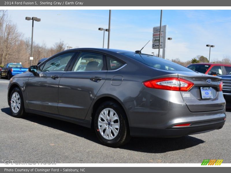 Sterling Gray / Earth Gray 2014 Ford Fusion S