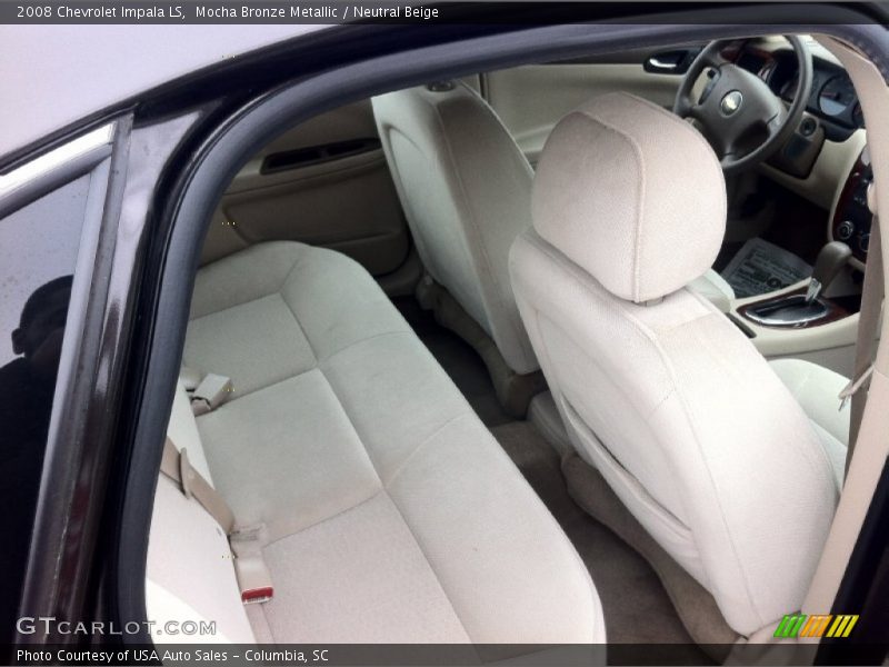 Mocha Bronze Metallic / Neutral Beige 2008 Chevrolet Impala LS