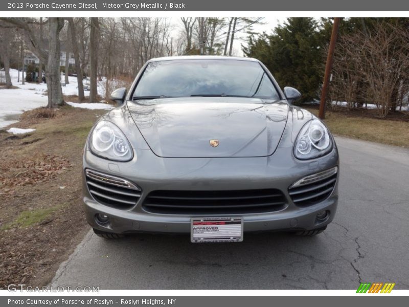 Meteor Grey Metallic / Black 2013 Porsche Cayenne Diesel