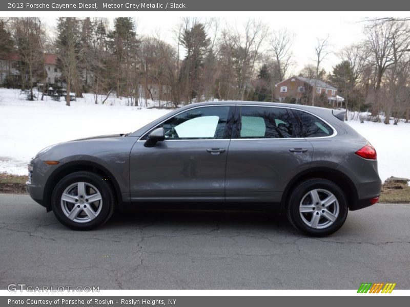 Meteor Grey Metallic / Black 2013 Porsche Cayenne Diesel