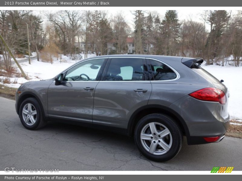 Meteor Grey Metallic / Black 2013 Porsche Cayenne Diesel