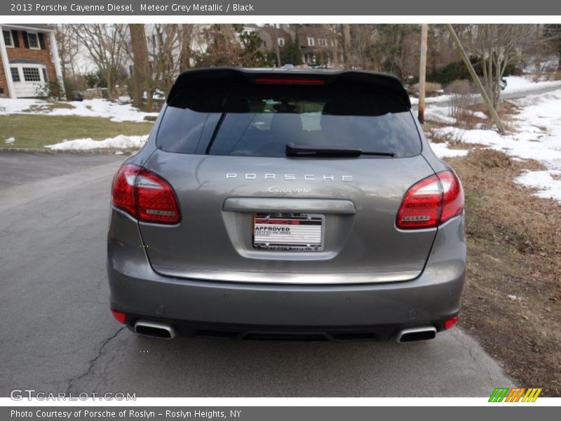 Meteor Grey Metallic / Black 2013 Porsche Cayenne Diesel