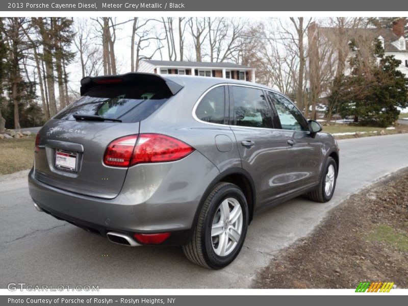 Meteor Grey Metallic / Black 2013 Porsche Cayenne Diesel