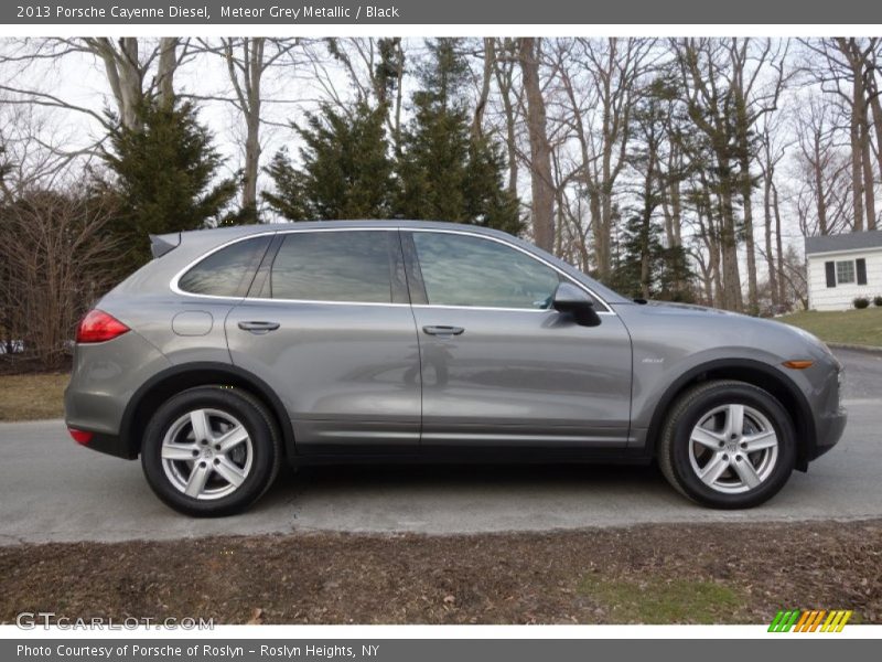 Meteor Grey Metallic / Black 2013 Porsche Cayenne Diesel