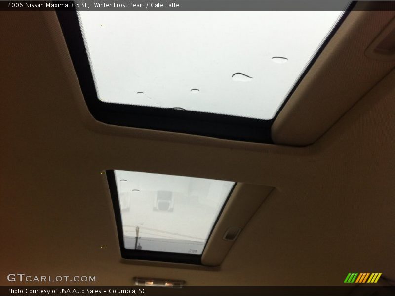Winter Frost Pearl / Cafe Latte 2006 Nissan Maxima 3.5 SL